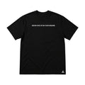 ABE NEVER GIVE UP TEE - BLK